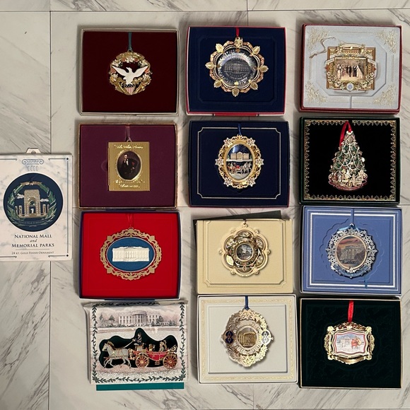 Lot of 13 United States Presidential Christmas Ornaments - Picture 2 of 9